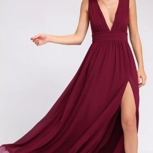 Burgundy Maxi Dress